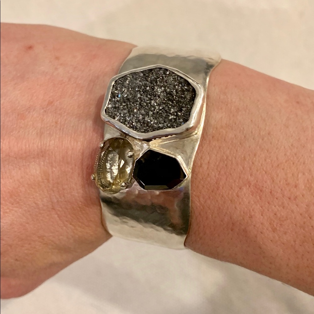 Silpada Sterling Silver “Crystal Cave” Cuff